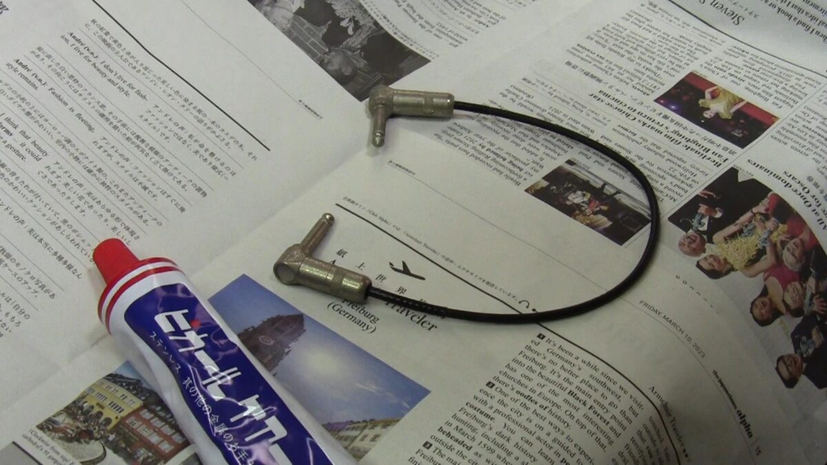 14年放置されたパッチケーブル